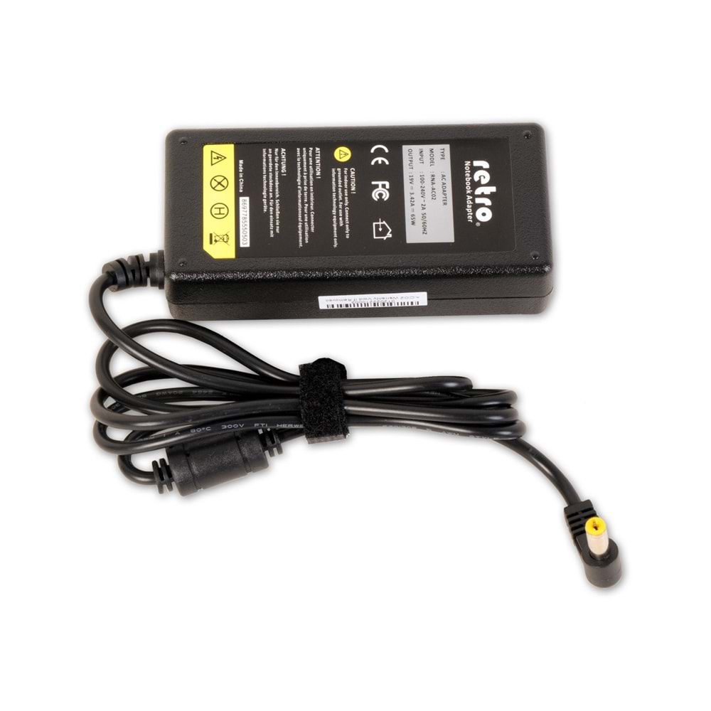 ADAPTOR DCA-A043 19V 3.42A 65W 1.7mm x 5.5mm