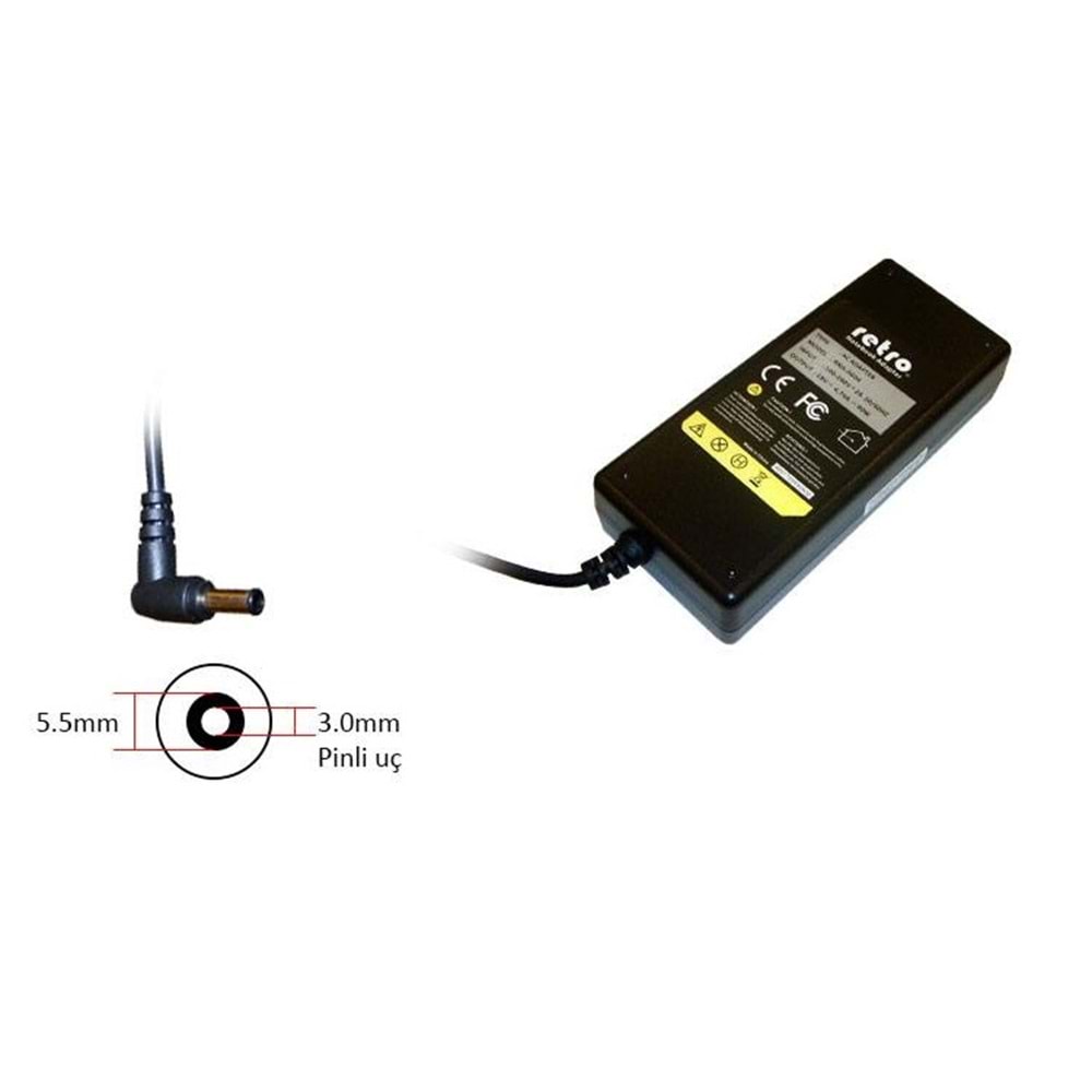 ADAPTOR DCA-SA060 19V 2.1A 40W 3.5mm x 5.5mm Pinli