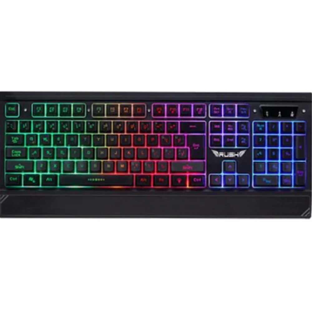 Klavye Rush Oops Rk303 Rainbow Mekanik Hisli Tr Layout