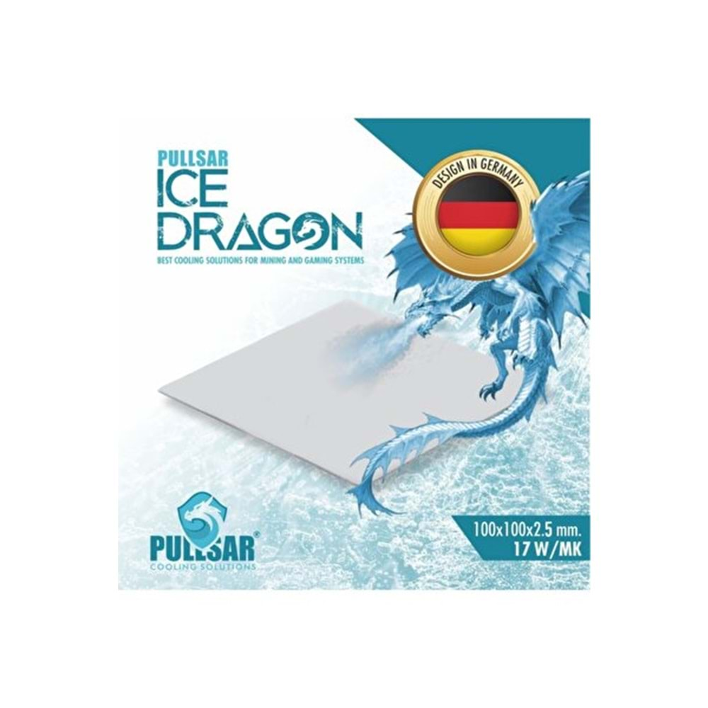 AKSESUAR ICE DRAGON THERMAL PAD 17W/MK 2.5MM KALINLIK 100X100MM