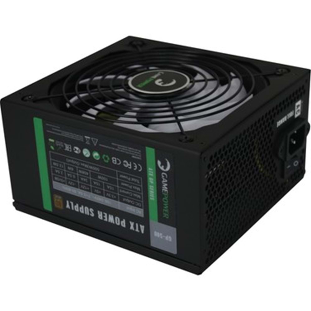 Power Supply Gamepower GP-500 14cm 80+(Bronz) 500W
