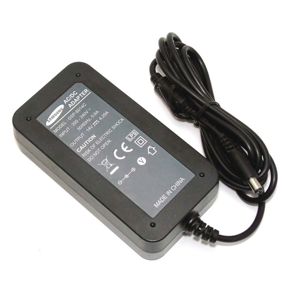 ADAPTOR DCA-AC015 14V 4.29A 2.5MMx5.5MM DONUSTURUCU 6.5MMx4.4MM ORJINA