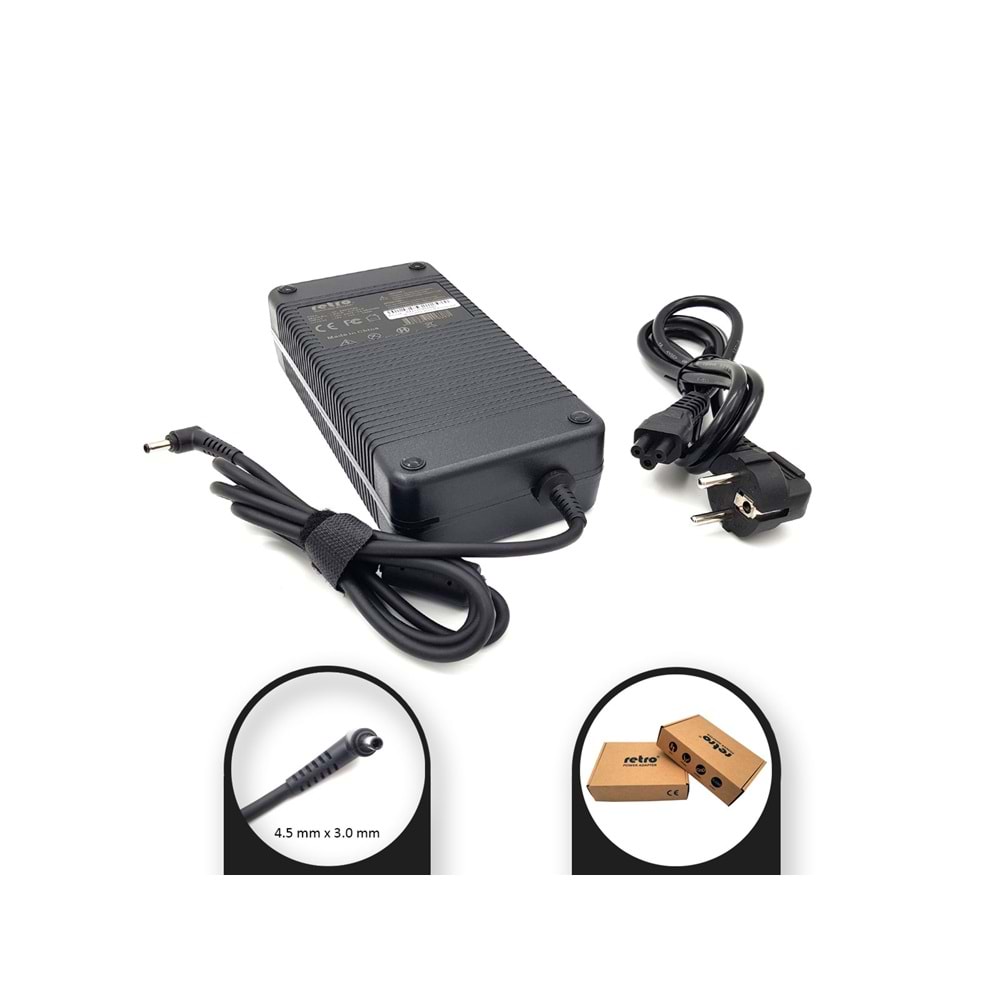 ADAPTOR DCA-AC334 20V 12A 240W 3.0mm x 4.5mm ORTASI PİNLİ