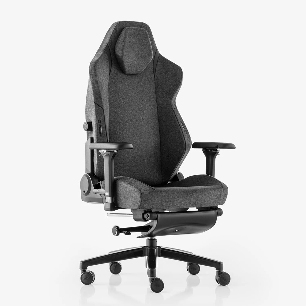 Koltuk Xdrive Anka Ayak Uzatmalı Kumaş Gri Oyuncu Koltuğu