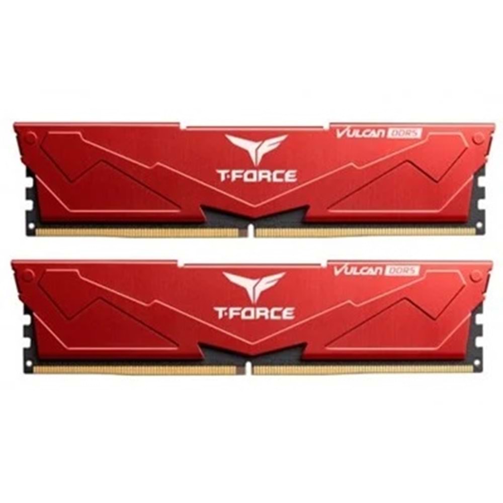 Bellek Team T-Force Vulcan Red 32Gb (2X16Gb) 6000Mhz Ddr5 Cl38