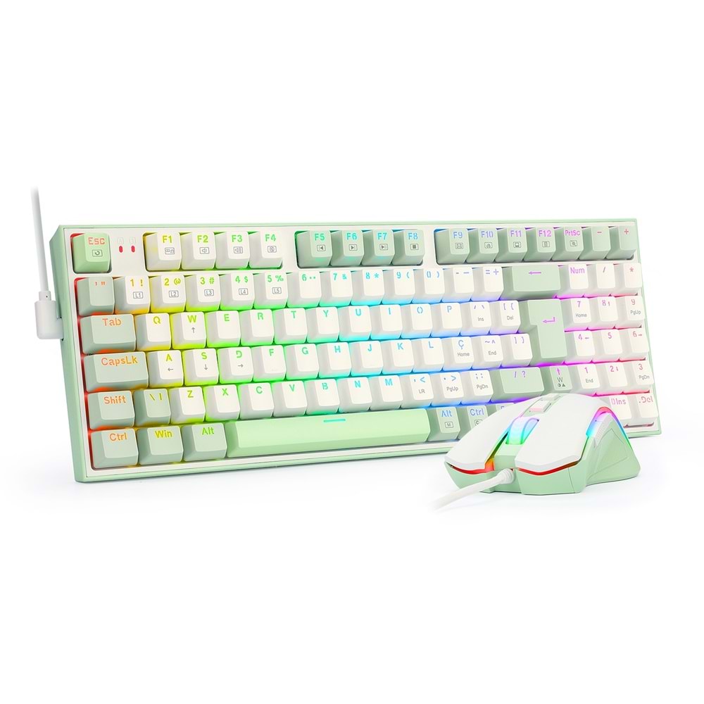 REDRAGON S134 GAMING RIG MECHANICAL KEYBOARD+MOUSE COMBO US LAYOUT