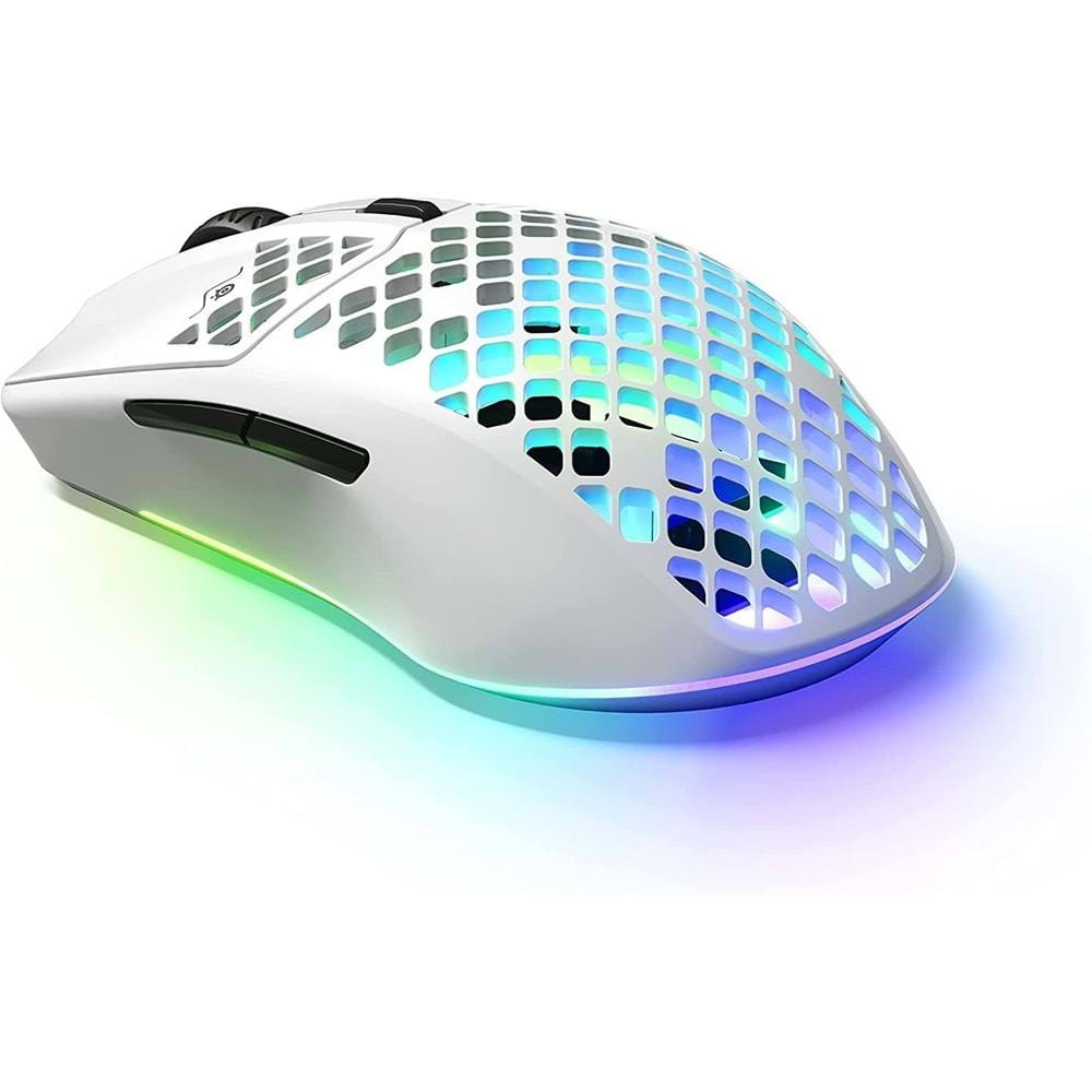 MOUSE STEELSERIES Aerox 3 Wireless SSM62608 SNOW 18000 CPI 6 Tuş RGB