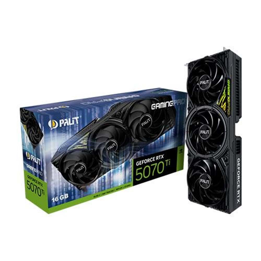 EKRAN KARTI Palit RTX5070Ti GAMINGPRO 16GB 256Bit GDDR7