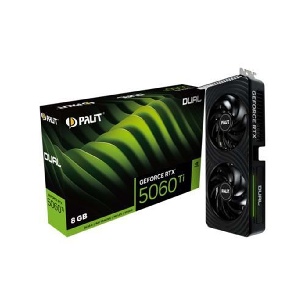Ekran Kartı Palit RTX5060Ti Dual 8GB 128Bit GDDR7