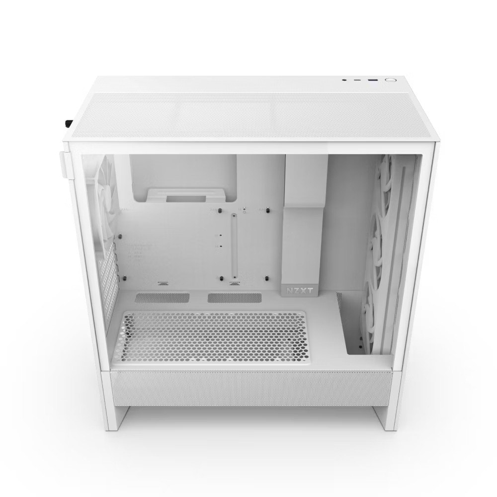 KASA NZXT H5 Flow(2024) White RGB Tempered Glass USB 3.2 Atx Mid Tower