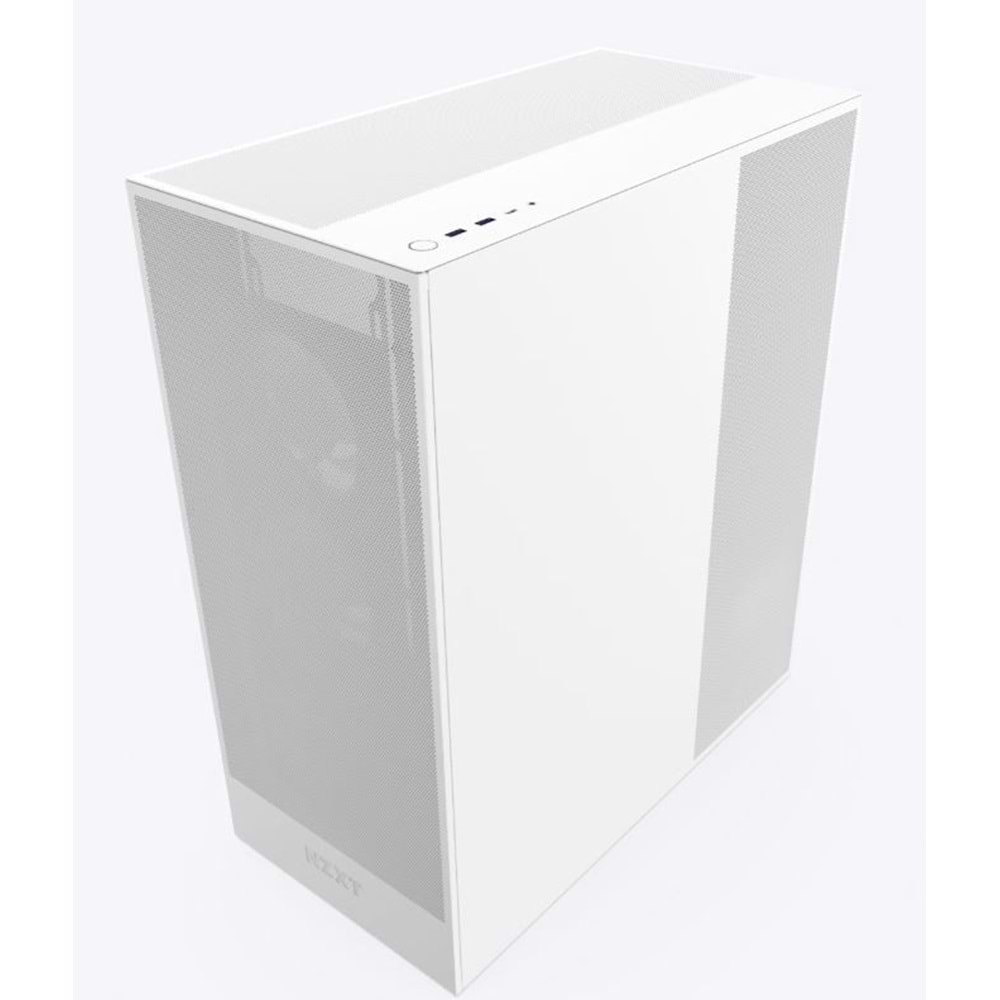 Kasa Nzxt H7 Flow(2024) White RGB Tempered Glass USB 3.2 Atx Mid Tower