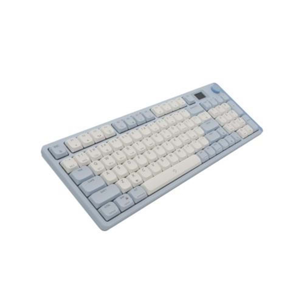 KLAVYE AIGO S99 RGB Mavi/Beyaz Mekanik RED Switch Kablosuz Us Layout