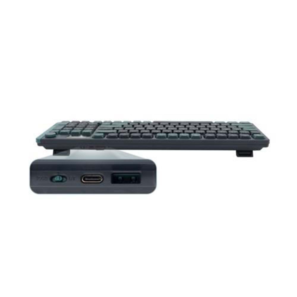 AIGO S99 RGB Yeşil/Siyah Mekanik Kırmızı Switch Kablosuz Us Layout