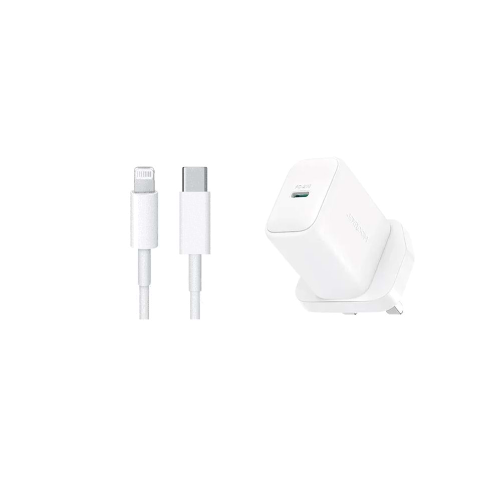 Adaptör Joyroom JR-TCF20L Type-C 20W + Lightning Kablo Fast Charger