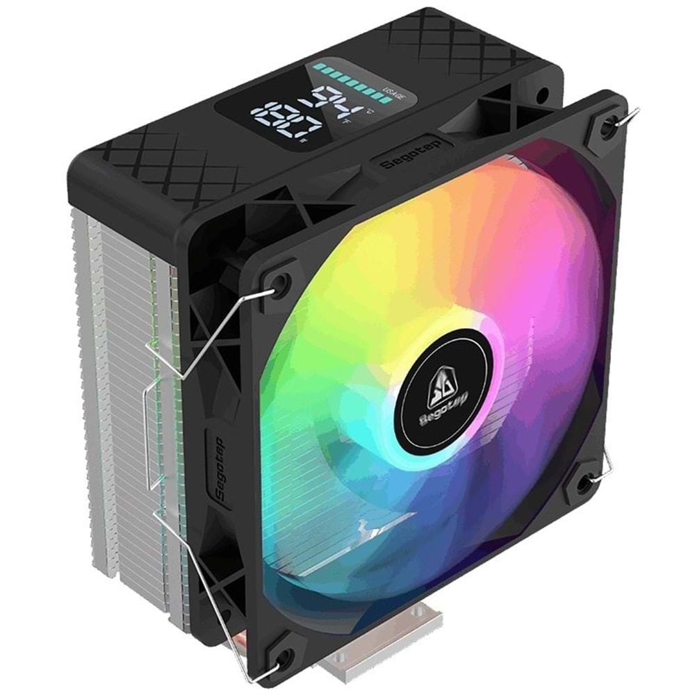 İşlemci Fanı SEGOTEP FI4 120mm RGB LGA1700/AM5 Hava Soğutucu
