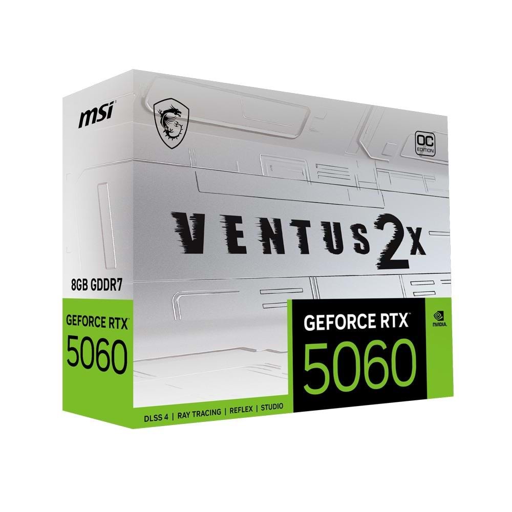 Ekran Kartı Msi Geforce Rtx5060 8G Ventus 2X Oc White Gddr7 128Bdx12