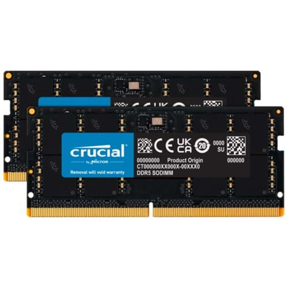 Crucial 64GB (2x32GB) 5600MHz DDR5 CT2K32G56C46S5 Notebook