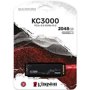 Ssd Kingston Kc3000 2Tb Ssd Pci 4.0 Nvme Skc3000D/2048G 7000-7000Mb/S