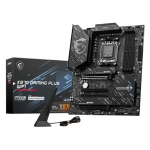 ANAKART MSI X870 GAMING PLUS WIFI DDR5 8200(OC) AM5