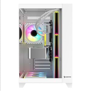 KASA GAMEPOWER WARCRY TOPGLASS 4x12cm FAN ARGB BEYAZ