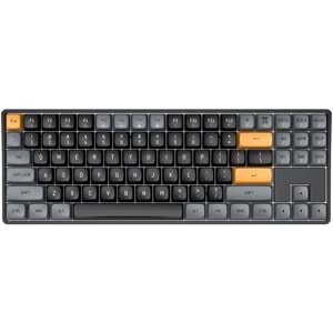 AIGO A87 Siyah Mekanik Yellow Switch Kablolu/Kablosuz Us Layout