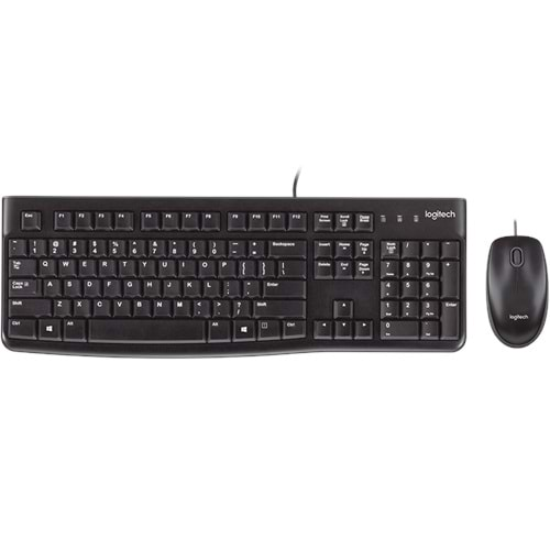 KLAVYEMOUSE SET LOGITECH MK120 Q SIYAH 920-002560 TR LAYOUT