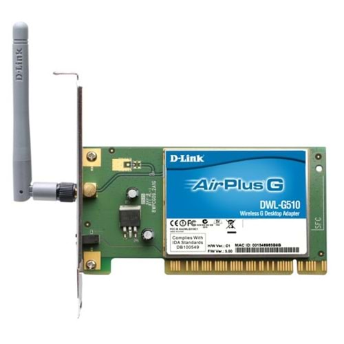 WIRELESS PCI D-LINK DWL-G510