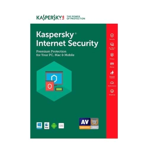 INTERNET SECURITY KASPERSKY 1 YIL 4 PC