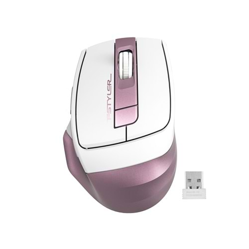 KABLOSUZ MOUSE A4TECH FG35 PEMBE 2000DPI