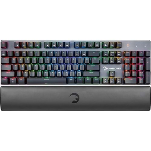 KLAVYE GAMEPOWER OGRE RGB Mekanik Klavye Mavi Switch TR LAYOUT