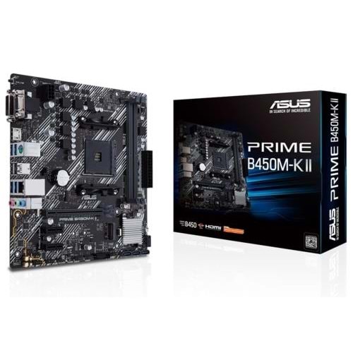 Anakart Asus Prime B450M-K II Ddr4 Am4
