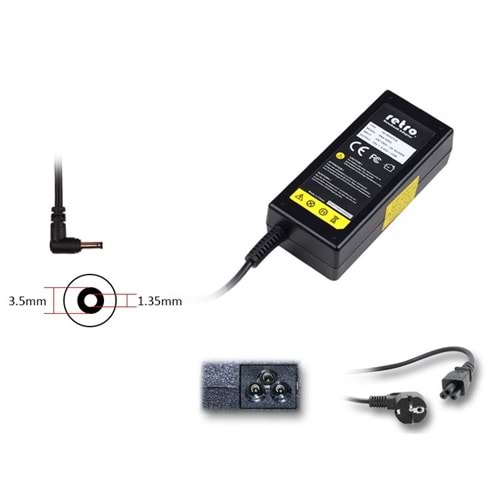 ADAPTOR DCA-AC003 12V 2A 3.5mm x 1.35mm 24w