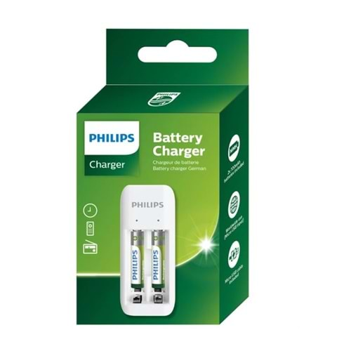 PHILIPS SCB2070NB/00 2 SLOT BATTERY CHARGER 2xAAA