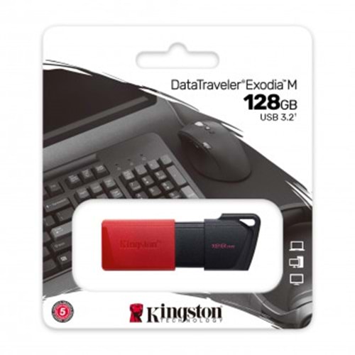 Usb Bellek Kingston 128Gb Usb 3.2 Gen1 Data Traveler Dtxm/128Gb