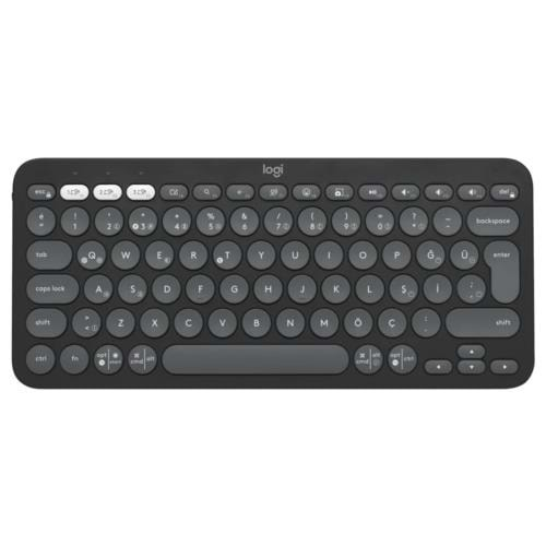 KLAVYE LOGITECH K380S Pebble 2 Bluetooth GRAFIT 920-011859 TR LAYOUT