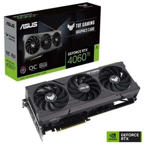 EKRAN KARTI ASUS TUF-RTX4060Ti-O8G-GAMING 8GB GDDR6 128Bit