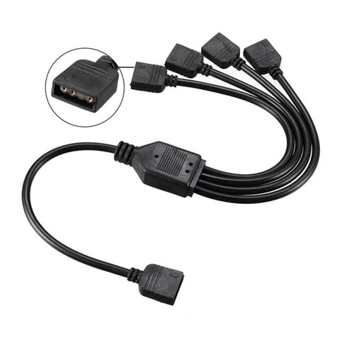 4 Pin RGB Led Çoklayıcı Splitter (1 Dişi - 4 Dişi)