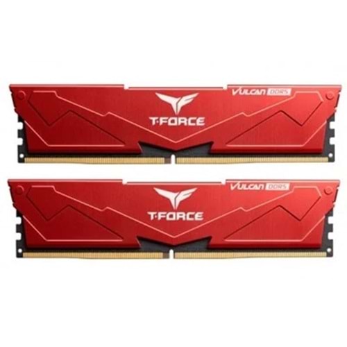 Bellek Team T-Force Vulcan Red 32Gb (2X16Gb) 6000Mhz Ddr5 Cl38