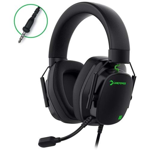 Gamepower Kai Titanium X Siyah Gaming Kulaklık