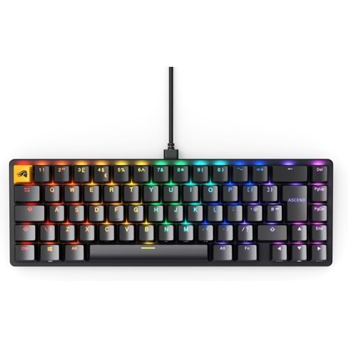 KLAVYE GLORIOUS GMMK2 Modüler Hotswap Mekanik Compact RGB Siyah TR LAY