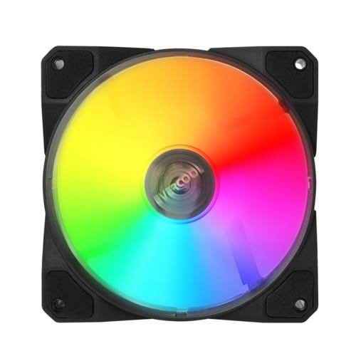 EVERCOOL F12 38CFM 1200RPM 12cm Rainbow Siyah