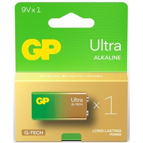 GP 9V ULTRA ALKALİNE GP1604AU