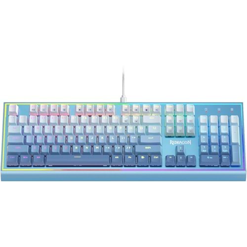REDRAGON BLUESIREN K654GWB-RGB RED SWITCH FULL METAL US LAYOUT
