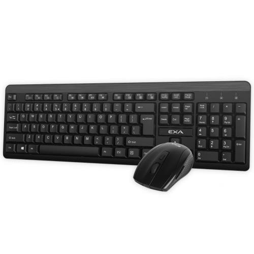 Kablosuz Klavyemouse Set Exa Ex277Gcm Siyah