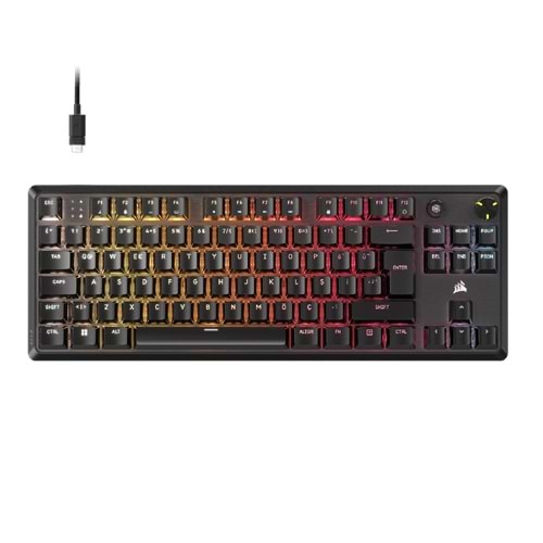 KLAVYE CORSAIR K70 CORE TKL RGB RED V2 CH-911911E-TR LAYOUT