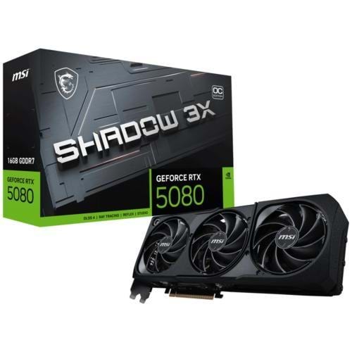 EKRAN KARTI MSI RTX5080 16G SHADOW 3X OC 16GB 256Bit GDDR7 DX12
