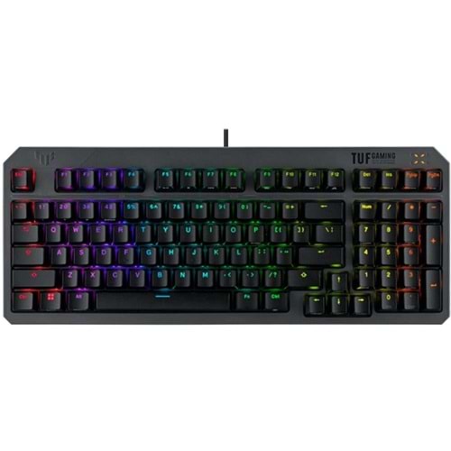 KLAVYE ASUS TUF GAMING K3 GEN II SIYAH RED SWITCH RGB OPTIK