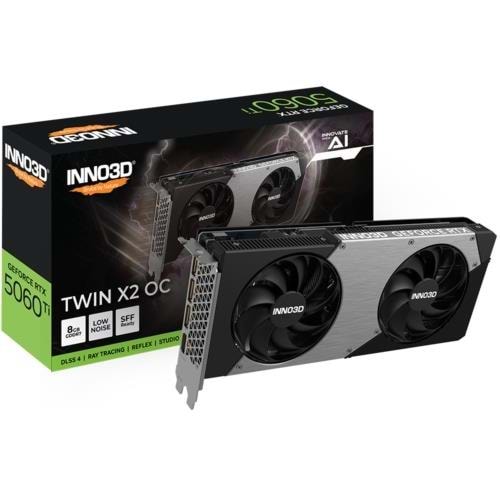 Ekran Kartı Inno3D RTX5060Ti 8GB Twin X2 OC 128Bit GDDR7