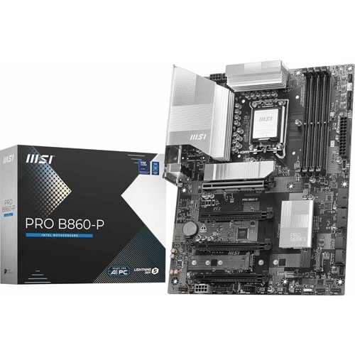 Anakart Msi PRO B860-P DDR5 8800+(OC)MHz Atx 1851