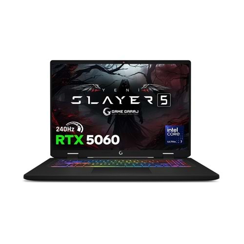 GameGaraj Slayer5 7-5060 C1 Ultra 7-255Hx 32GB 1TB Ssd RTX5060 16